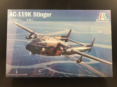 イタレリ Italeri 1/72 AC-119K Stinger 1468 Amazon.com: Italeri 1468 AC-119K Stinger IT1468 1:72 Scale Model