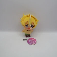 Karneval C1605 Yogi Fukuya Strap Mascot 4" TAG Plush Toy Doll Japan