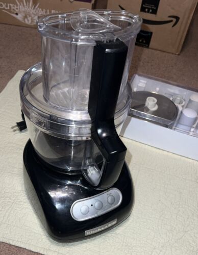 KitchenAid Food Processor Juicer Accessories 12 & 4 Cup Bowl KFPW760 Black Blade - Picture 3 of 7