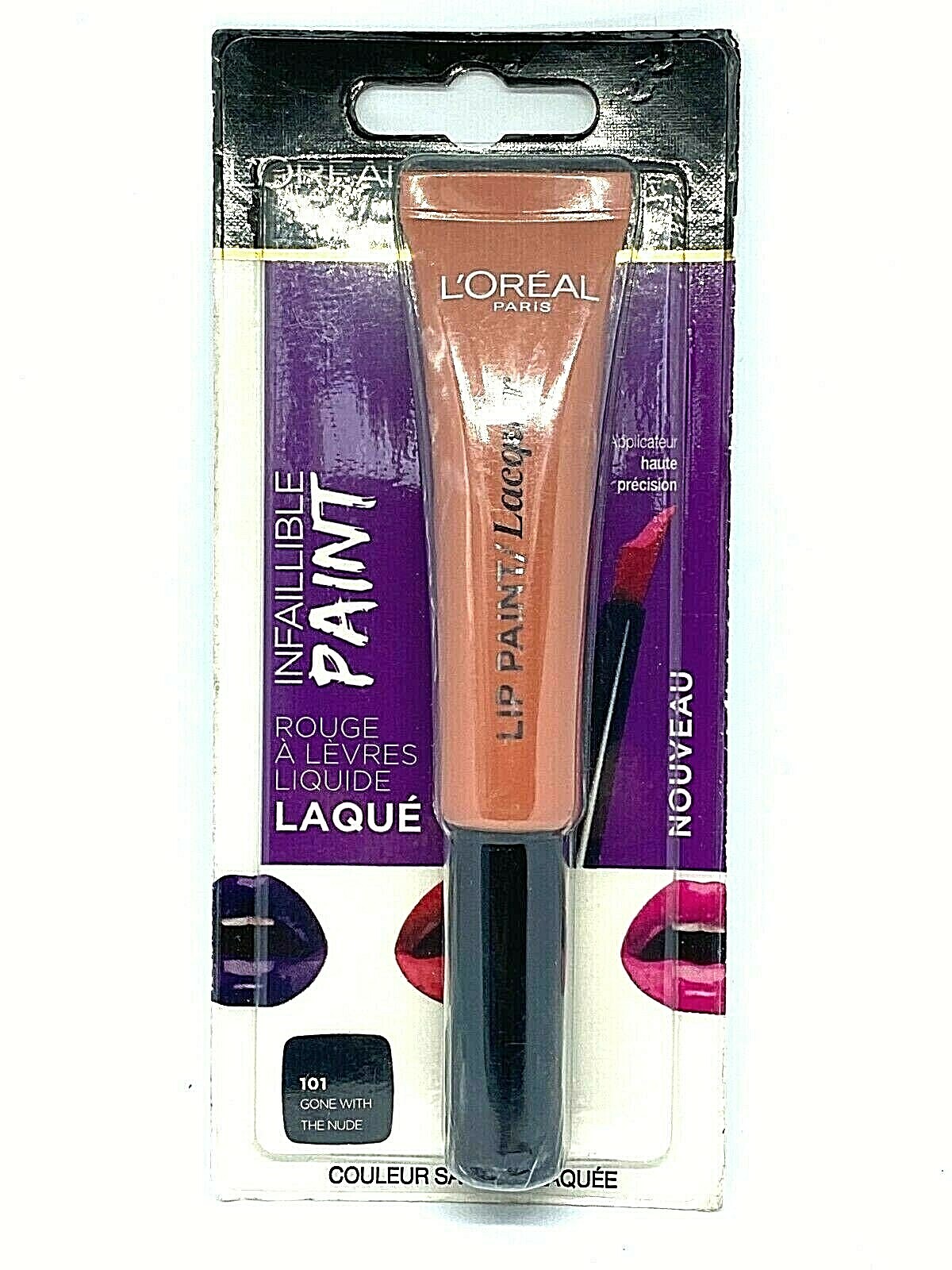 L'OREAL Infallible Lip Paint - 101 Gone With The Nude