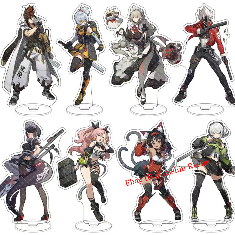 Anime Zenless Zone Zero Anby Acrylic Desktop Stand Figure Anime Zenless Zone Zero Anby Acrylic Desktop Stand Figure