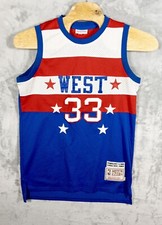 Mitchell & Ness Kareem Abdul Jabbar 1980 All Star Game Jersey Mens 44 Large