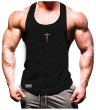 Faith Vest Small Gym Clothing Bodybuilding Training Workout Boxing MMA Tank Top