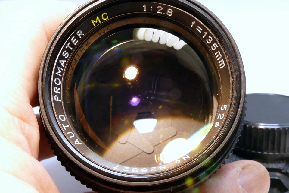 Promaster 135mm f2.8 Lens manual Focus Minolta MD prime Telephoto - Image 4 of 4