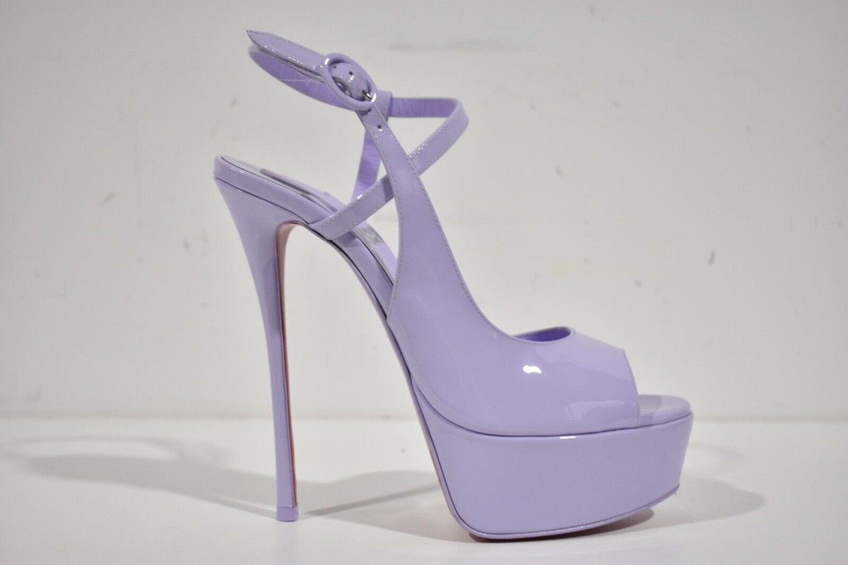Christian Louboutin So Jenlove Alta 150 Purple Platform Sandal