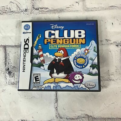 Nintendo Ds Club Penguin Elite Penguin Force Game With Case And Booklet