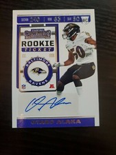  2019 Panini Contenders #282 Otaro Alaka AU RC ROOKIE AUTO