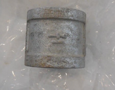 Pack of 3 Coupling 1-1/4" FPT 150 Galvanized Malleable Iron Coupler IGCH
