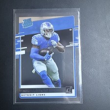 2020 Panini Chronicles Donruss Clearly D'Andre Swift Rated Rookie RC - Lions