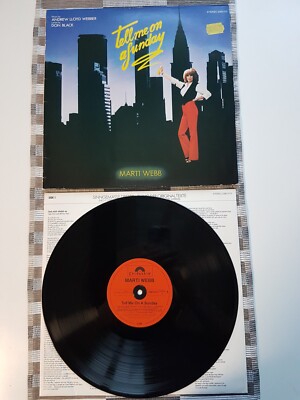 Marti Webb- Tell Me On A Sunday - Vinyl  LP - 1980