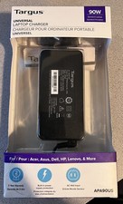 Targus 90W AC Universal Laptop Charger Adapter - Black Lenovo Dell Hp Asus Acer