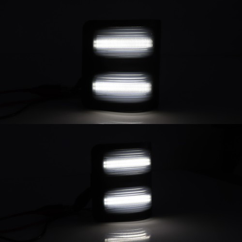 Luces marcadoras LED blancas humo para Ford F250/350/450/550 2008-16 - Imagen 6 de 10