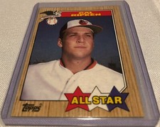 1987 Topps Baseball Cal Ripken Baltimore Orioles All-Star card #609