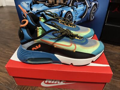 あんず nike men air max 2090 magma orange black eggplant habanero red