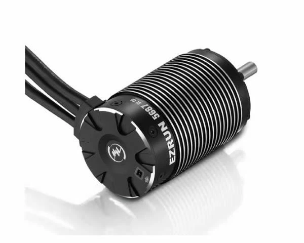 Hobbywing Ezrun 5687SL 1100KV sans Capteur Moteur Brushless Balais 4 Poly 1:5 - Photo 2/4