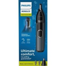 Philips Norelco Nose Trimmer 3000 Washable Nose Ears and Eyebrows NT3600/62 NEW
