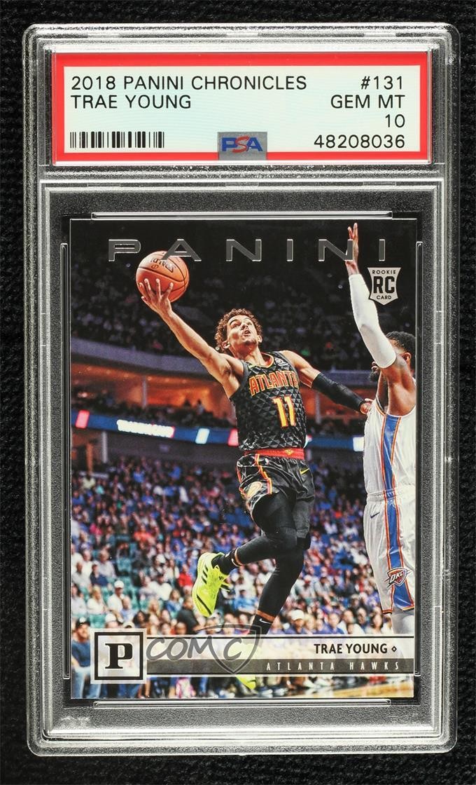 2018-19 Panini Chronicles Panini Trae Young #131 PSA 10 GEM MT Rookie RC 6zg