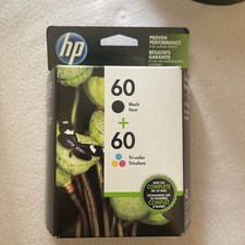 HP 60 N9H63FN 140 Original Ink Cartridge - Black and Tri-Color EXP 2023