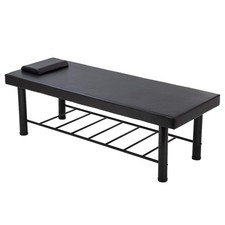 Massage Table Stationary Massage Bed 75" Long 30" Wide Spa Bed Heavy Duty Sta...