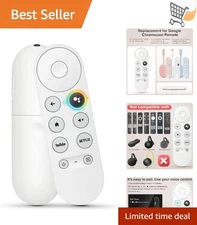 Voice Replacement Remote for Chromecast Google TV 1 Device Infrared Shortcut