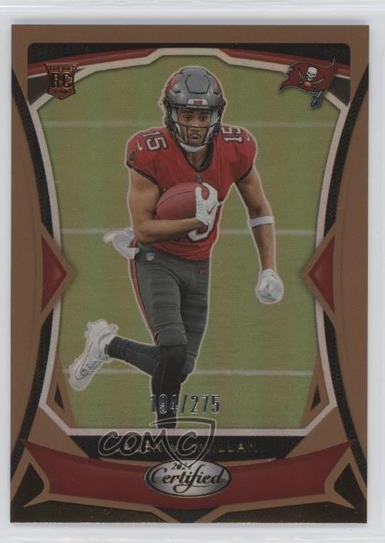 2024 Certified Rookies Bronze Mirror 194/275 Jalen McMillan #167 Rookie RC oe2