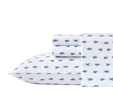 Nautica Full Size Cotton Percale Sheet Set - Crisp, Cool, Coastal Bedding