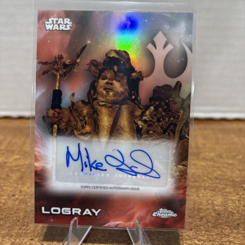 2025 Topps Chrome Star Wars Mike Edmonds as Logray #A-ME Auto