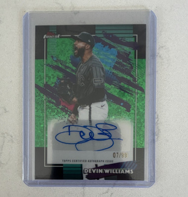 Topps Finest Devin Williams Autograph 07/99