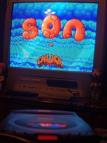 Chuck Rock II: Son of Chuck (Sega CD, 1993) CIB w/ Instruction Manual, Tested