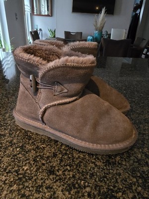 Junior Kinder Winterstiefel Boots Schaffell (wie uggs)von Nice Bay Gr. 34 grau  