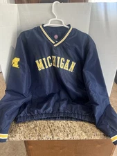 Michigan Wolverines GIII Sports Carl Banks NCAA Pullover Jacket Men’s Size XL