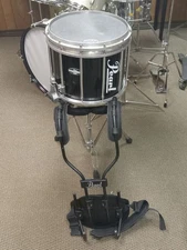 Pearl Carbon Championship Series 14" Marching Snare Drum W/ Stand And Harness #2