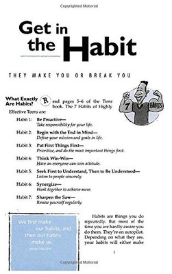 7 Habits Teens Workbook Us Edition, Covey
