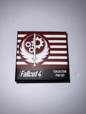 Fallout 4 Bethestda Collector Pin Set Loot Crate 2015