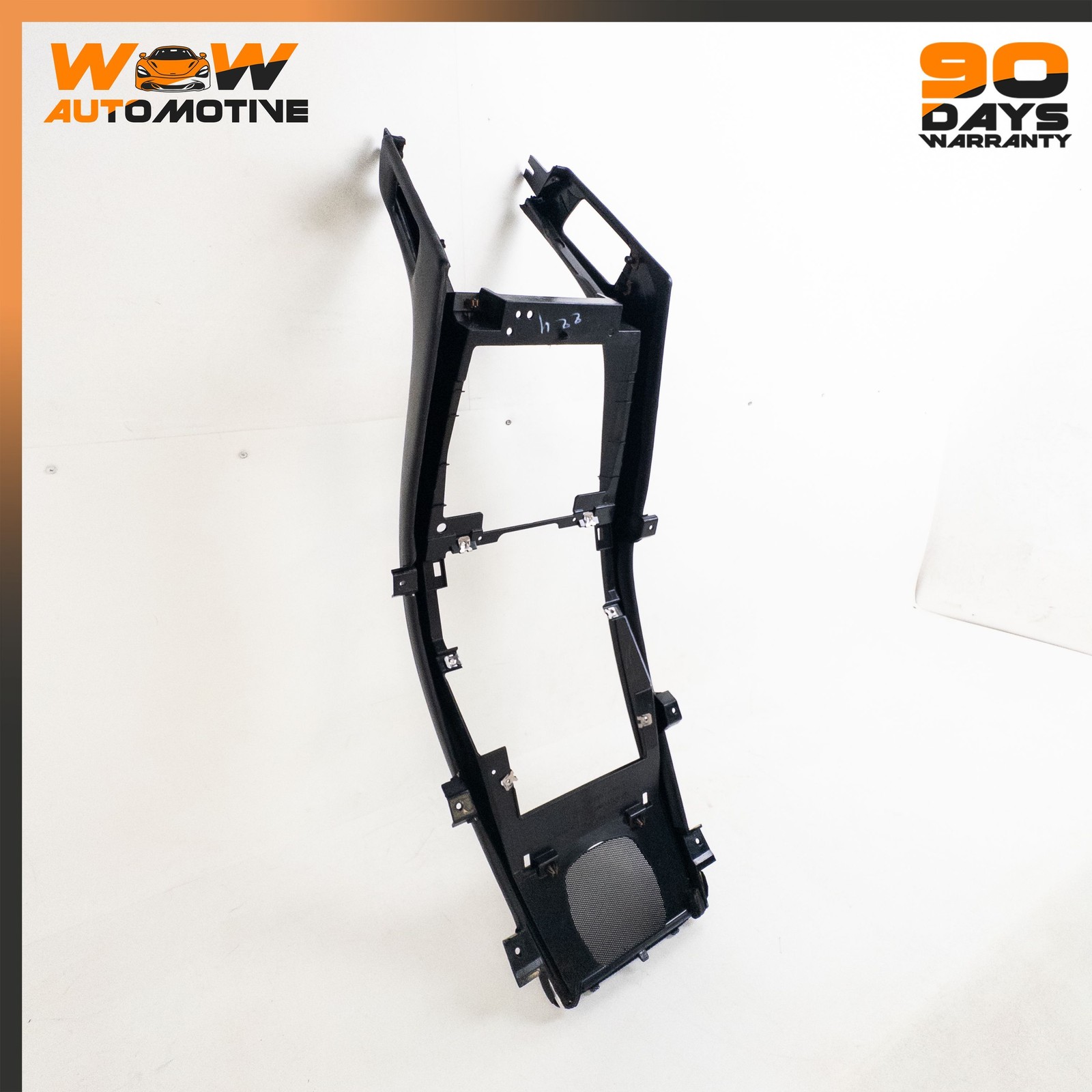 06-16 ASTON MARTIN V8 VANTAGE FRONT CENTER CONSOLE TRIM PANEL BLACK OEM