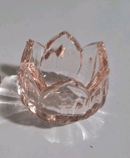 Open Salt Cellar Pink Depression ~ Tulip Lotu...