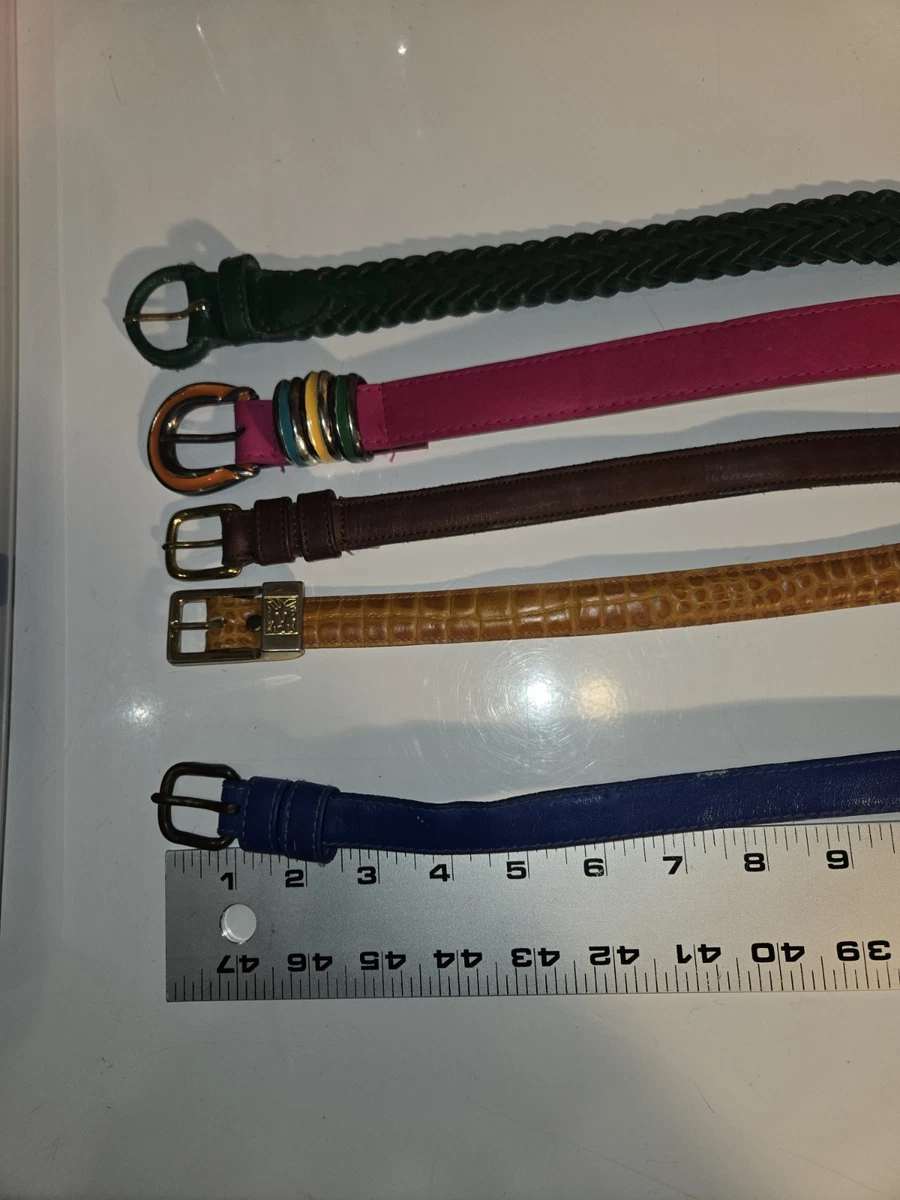 Multi-Color Leather 1980s Vintage Belts for sale | eBay display picture 1