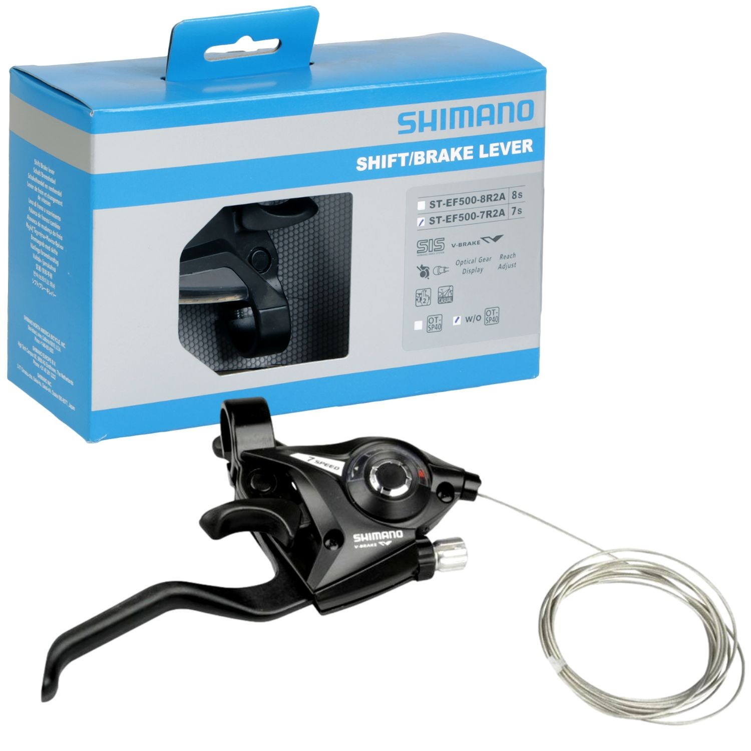 Leva cambio/freno Shimano Acera ST-EF500 7 velocità