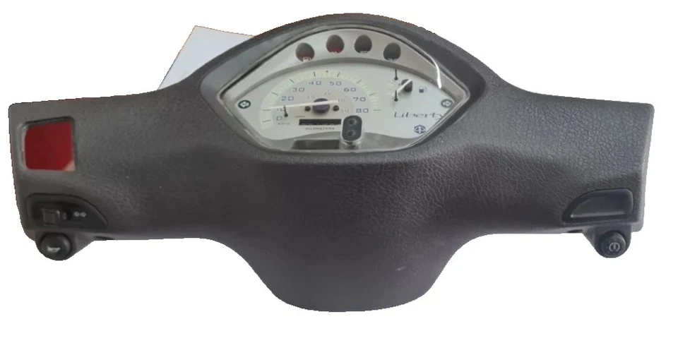 STRUMENTAZIONE COPRIMANUBRIO CONTACHILOMETRI ORIGINALE  PIAGGIO LIBERTY 50 CC 2T - Immagine 2 di 4