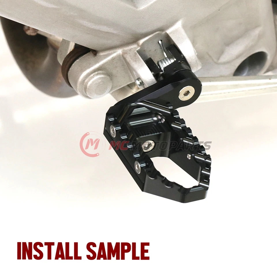 estriberas anchas delanteras inferiores negras TRC 40 mm para Suzuki GSX1250FA 10-17 16 15 14 13 Foto 2 de 4