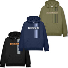 Felpa con cappuccio uomo a righe Lambretta