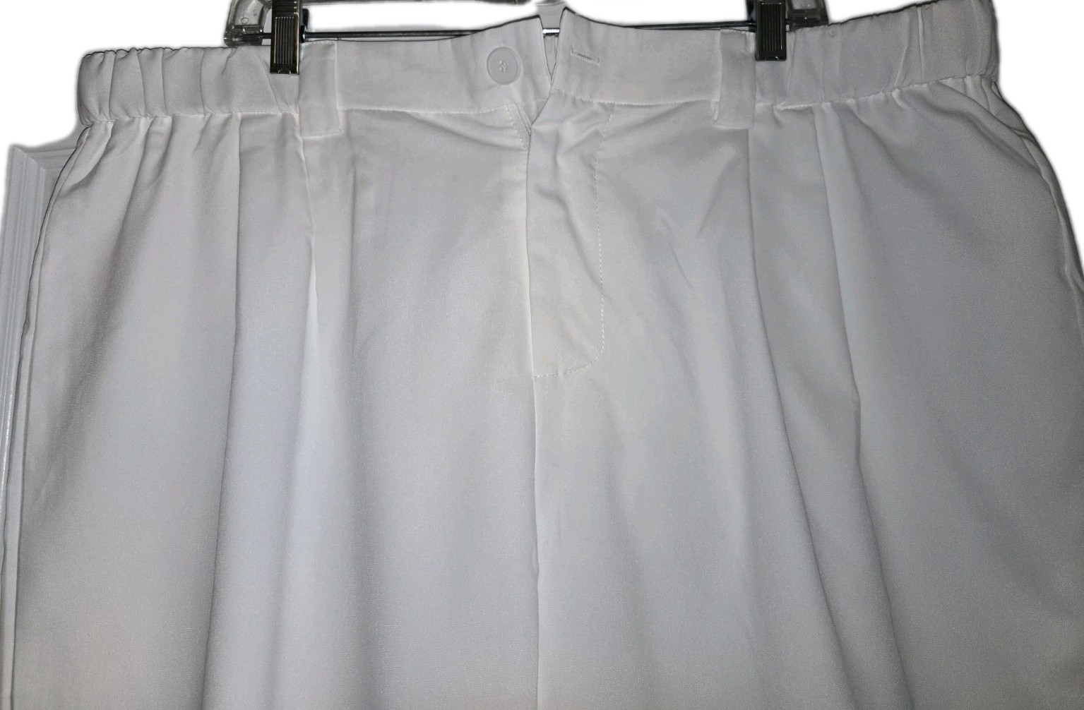 3XL Women' White Pants w/o Pockets,  New