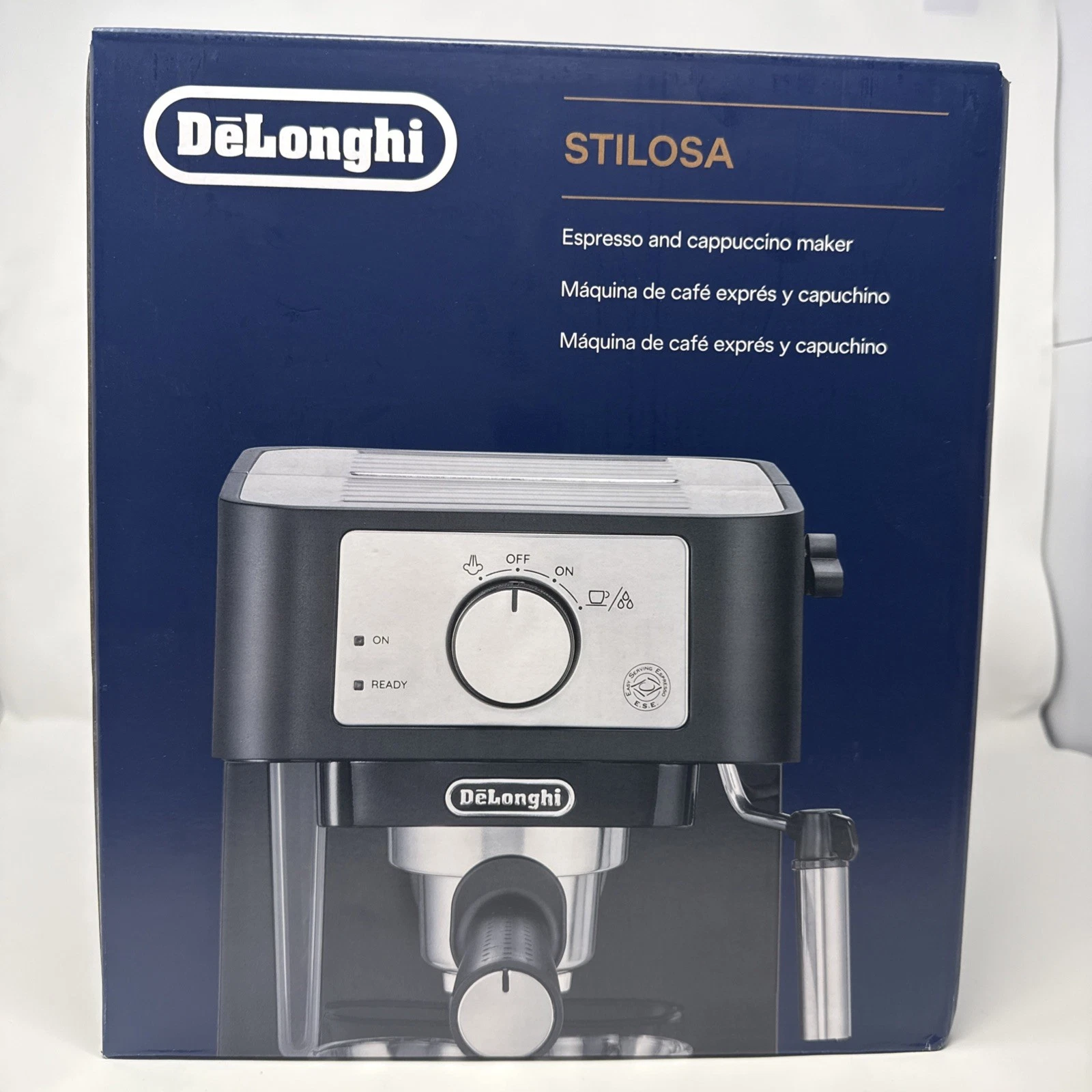 De'Longhi EC260BK Stainless Steel Espresso Machine - Black
