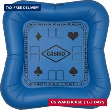 Inflatable Floating Game Table for Pool - Waterproof with Playing Cards
