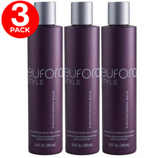 Hair Style Straightening Cream Smoothing Blow-Dry Heat Protectant 6.8oz - 3PK