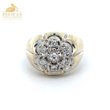 Men's 14KT Gold  Diamond Ring, .46CTW yee-jls  PPJ053858 