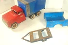 TONKA NYLINT TRUCK PARTS CUSTOM PROJECT REPAIR FRAME BOX TRAILER DODGE BED ORIG