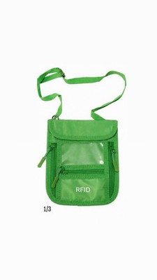 The Foldie  Travel Document Holder Green Grass New With Tag
