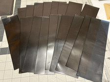 Lot of 18 Showgard used Large Strip Stamp mounts black about 70 x 220mm LOT 12