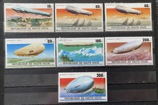Znaczki Motyw Zeppelin Sterowce - Burkina Faso (ex Obervolta), stemplowane